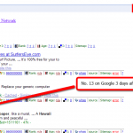 Keyword Marketing Research pays off! Page 2 on Google after 3 days!